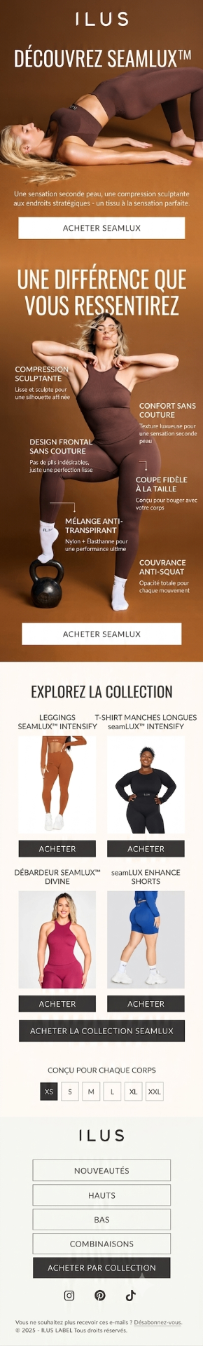 Design email sportswear